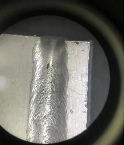Aluminum alloy weld collapse